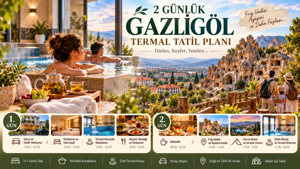 Gazlıgöl’de 2 Günlük Tatil Planı: Konaklama ve Gezi - Gazlıgöl Ötüken Termal Görseli